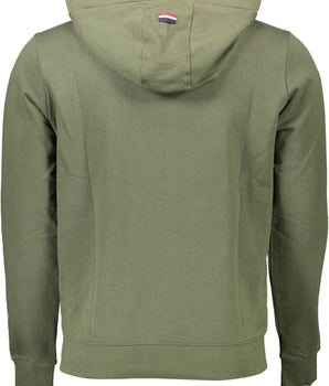 ASOCIACIÓN DE POLO DE EE. UU. Suéter de algodón verde para hombre