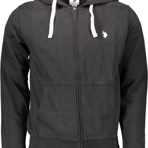 U.S. POLO ASSN. Black Cotton Men Sweater