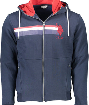 US POLO ASSN. Blue Cotton Mens Sweater