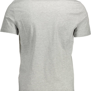 Guess Jeans Gray Cotton Men T-Shirt