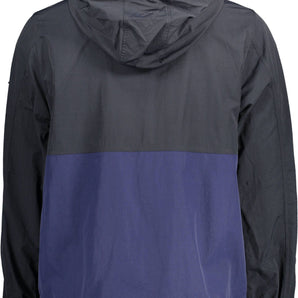 Gant Chic Blue Hooded Sports Jacket with Contrast Details