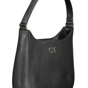 Calvin Klein Black Polyester Women Handbag