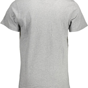 Tommy Hilfiger Gray Cotton Men T-Shirt