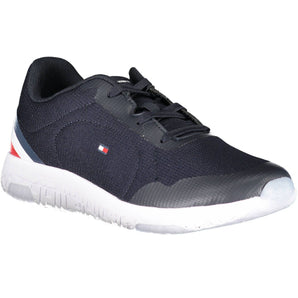 Tommy Hilfiger Blue Polyester Men Sneaker