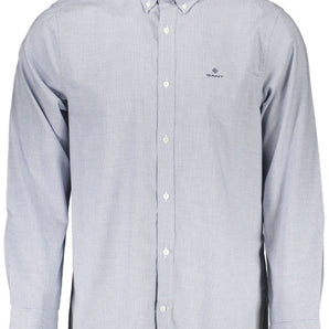 Gant Blue Cotton Men Shirt