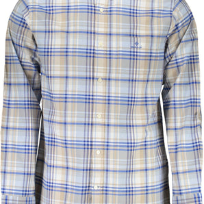 Gant Light Blue Cotton Men Shirt