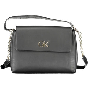 Calvin Klein Black Polyester Women Handbag