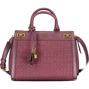 Guess Jeans Elegant Purple Polyurethane Handbag