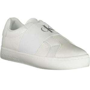 Calvin Klein White Leather Women Sneaker