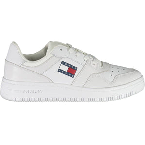 Tommy Hilfiger White Polyester Women Sneaker