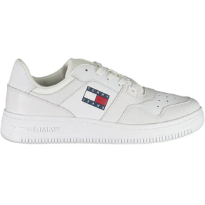 Tommy Hilfiger White Leather Men Sneaker