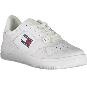 Tommy Hilfiger White Leather Men Sneaker