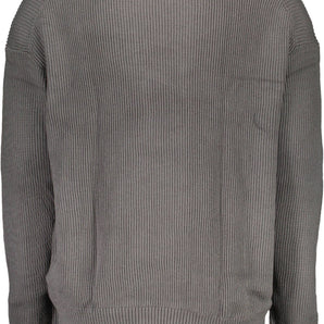 Calvin Klein Gray Cotton Men Sweater