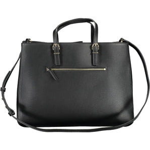 Tommy Hilfiger Black Polyethylene Women Handbag