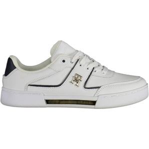 Tommy Hilfiger White Leather Women Sneaker