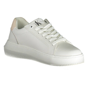 Calvin Klein White Leather Women Sneaker