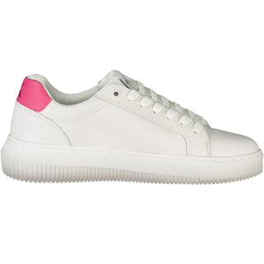 Calvin Klein White Leather Women Sneaker