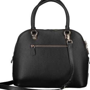 Guess Jeans Chic Bolso Guess negro con detalles en contraste