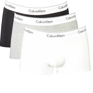 Calvin Klein Gray Cotton Men Trunk