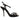Dolce & Gabbana Black Crystals Ankle Strap Heel Sandals Shoes