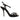 Dolce &amp; Gabbana Elegant Black Viscose Ankle Strap Sandals with Crystals