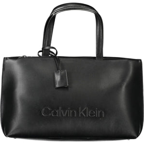 Calvin Klein Black Polyester Women Handbag