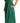 Dolce & Gabbana Green Cotton Sleeveless V-neck Dress