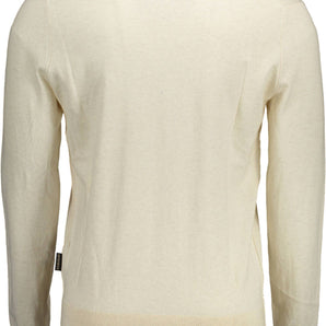 Napapijri Beige Cotton Men Sweater