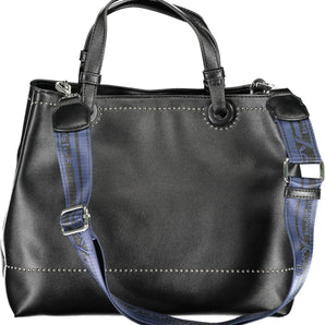 BYBLOS Elegant Black Two-Compartment Handbag