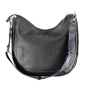 BYBLOS Elegante bolso de mano de poliuretano negro