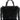 BYBLOS Elegant Black Two-Handle Bag with Contrasting Details