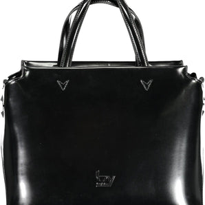 BYBLOS Elegant Black Two-Handle Bag with Contrasting Details