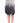 Alice Palmer White Black Knitted Asymmetrical Skirt