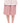 Comeforbreakfast Elegant Pleated Knee-length Skirt in Pink and Gray Comeforbreakfast 