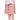 Comeforbreakfast Elegant Pleated Knee-length Skirt in Pink and Gray Comeforbreakfast