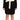 Givenchy Black Wool Long Sleeves Belted Mini Sheath Dress