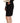 Givenchy Black Wool Long Sleeves Belted Mini Sheath Dress