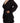 Liu Jo Black Polyester Long Sleeves V-neck Mini A-line Dress