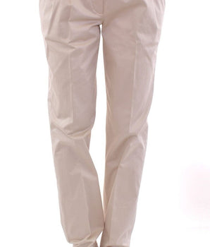 Dolce & Gabbana Beige Cotton Chinos Pants Dolce & Gabbana 