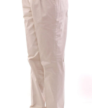 Dolce & Gabbana Beige Cotton Chinos Pants Dolce & Gabbana 