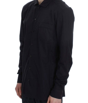 Dolce & Gabbana Elegant Purple Striped Cotton Nightshirt Dolce & Gabbana 