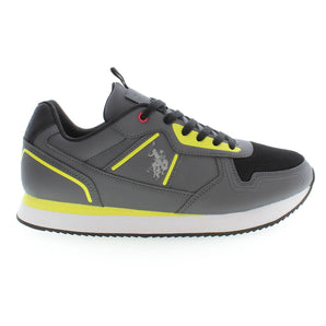 U.S. POLO ASSN. Gray Polyester Men Sneaker