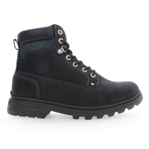 U.S. POLO ASSN. Black Polyester Men Boot