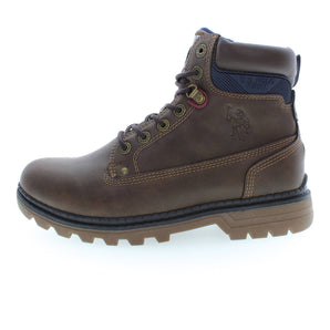 US POLO ASSN. Elegant High Lace-Up Boots with Logo Accents