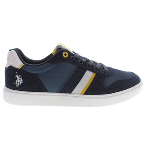 U.S. POLO ASSN. Blue Polyester Men Sneaker