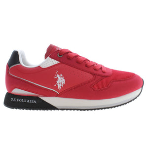 U.S. POLO ASSN. Red Polyester Men Sneaker