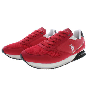 U.S. POLO ASSN. Red Polyester Men Sneaker