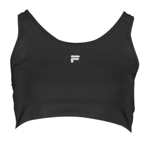 Fila Chic Halterneck Sports Bra with Logo Print