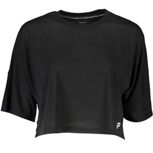 Fila Chic Black Short Sleeved Logo Tee