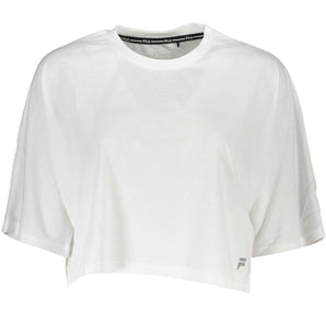 Fila White Polyester Women T-Shirt